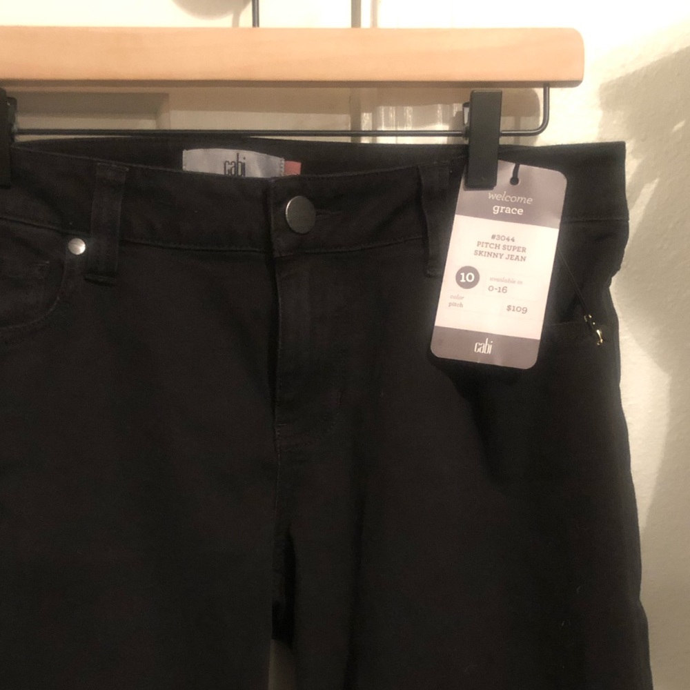 NWT Cabi Pitch Super Skinny Jeans Size 10
